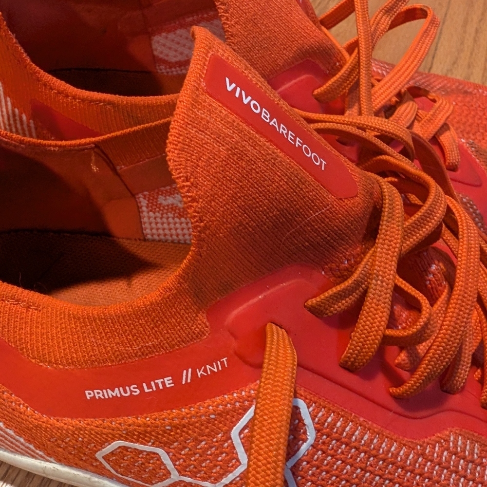 Vivobarefoot Men's Bright Orange Athletic Shoes- Size EUR 40/Men's 7/Women's 9 - Picture 3 of 7